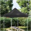Tak till partytält svart 270 g/m² vidaXL 2 x 2 m – miniatyr 1