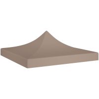 Tak till partytält taupe 270 g/m² vidaXL