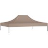 Tak till partytält taupe 270 g/m² vidaXL 4 x 3 m – miniatyr 3