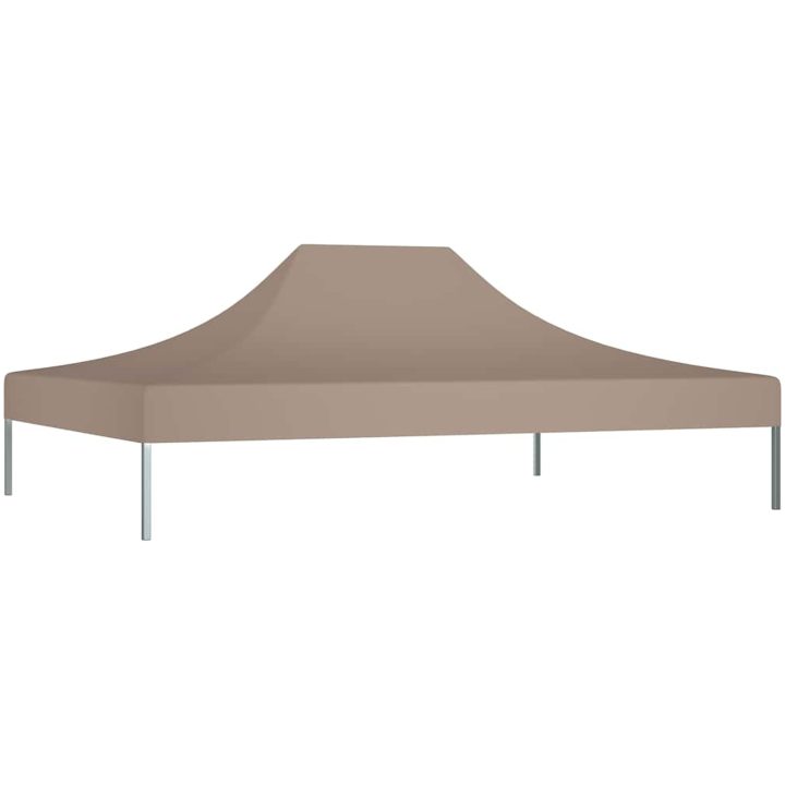 Tak till partytält taupe 270 g/m² vidaXL 4 x 3 m – bild 3