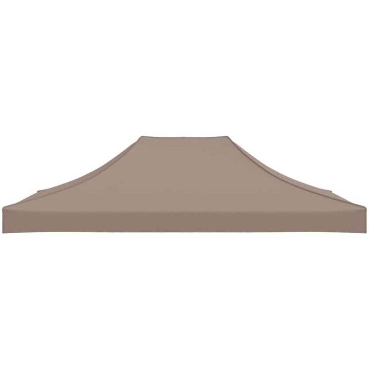 Tak till partytält taupe 270 g/m² vidaXL 4 x 3 m – bild 4