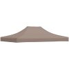 Tak till partytält taupe 270 g/m² vidaXL 4 x 3 m – miniatyr 5