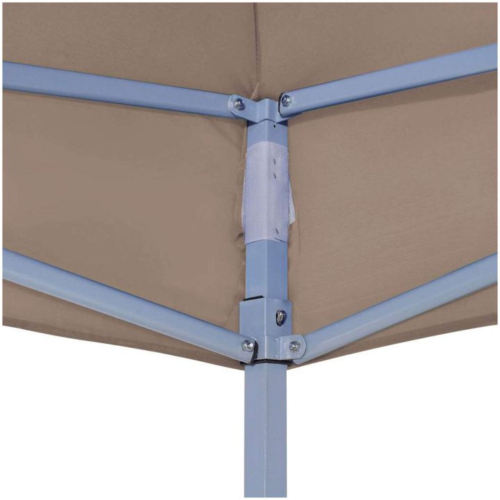 Tak till partytält taupe 270 g/m² vidaXL 4 x 3 m – bild 6