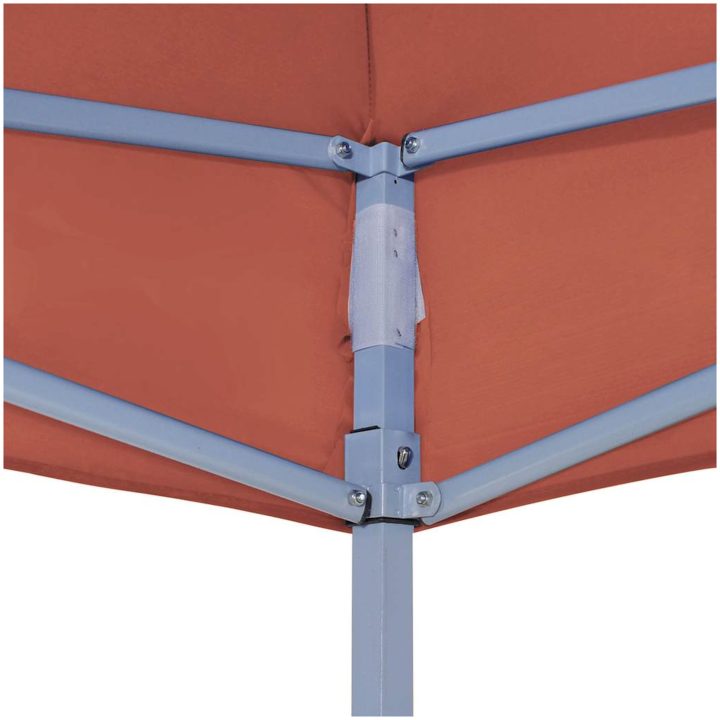 Tak till partytält terrakotta 270 g/m² vidaXL 4 x 3 m – bild 6