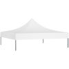 Tak till partytält vit 270 g/m² vidaXL 2 x 2 m – miniatyr 2