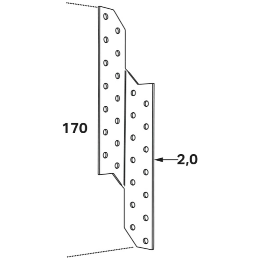 Takåsfäste Rrf FASTCC HxT: 170x2,0 mm – bild 3