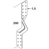 Takåsfäste Rrfru 280x1,5 FASTCC HxT: 280x1,5 mm – miniatyr 3