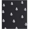 Takduschhuvud i rostfritt stål 20 cm rund svart vidaXL ? 20 cm – miniatyr 5