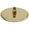 Takduschhuvud rostfritt stål 20 cm rund guld vidaXL ? 20 cm – miniatyr 4