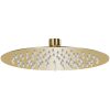 Takduschhuvud rostfritt stål 20 cm rund guld vidaXL ? 20 cm – miniatyr 1