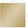 Takduschhuvud rostfritt stål 25x25 cm fyrkantigt guld vidaXL 20 x 25 cm – miniatyr 7