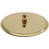 Takduschhuvud rostfritt stål 30 cm rund guld vidaXL ? 30 cm – miniatyr 3