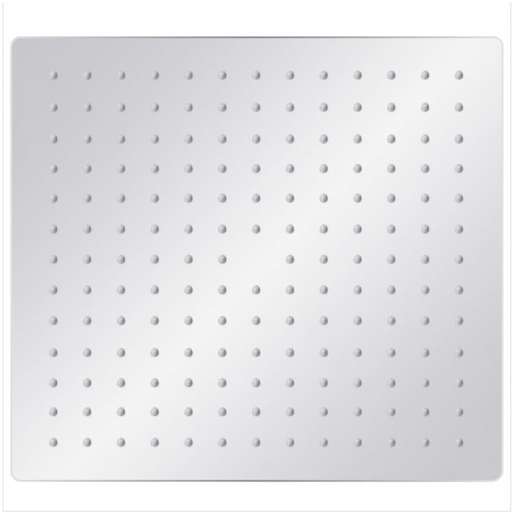 Takduschhuvud rostfritt stål 304 fyrkantigt vidaXL 30 x 30 cm – bild 2