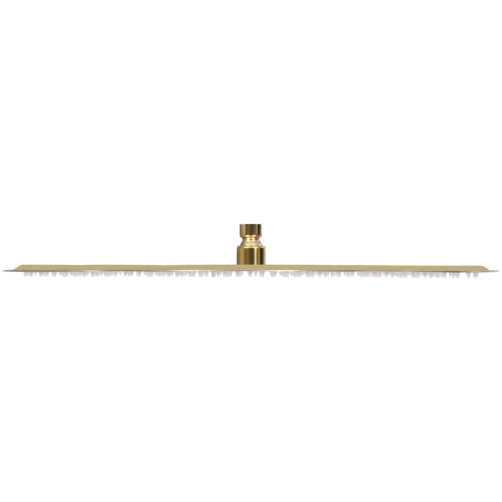 Takduschhuvud rostfritt stål 50 cm rund guld vidaXL ? 50 cm – bild 4