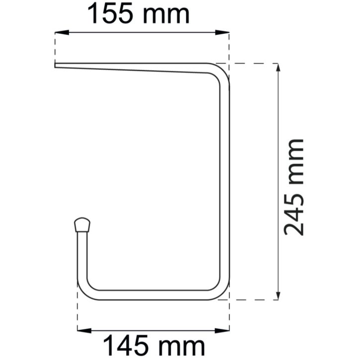 Tak/hyllkrok 148mm 8513 BÅREBO Beteckning: 8513 – bild 2