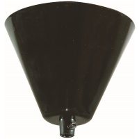 Takkåpa, Svart, ⌀113 mm MALMBERGS