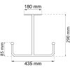 Takkrok 430mm 8503 Dubbel BAREBO Beteckning: 8503 – miniatyr 2
