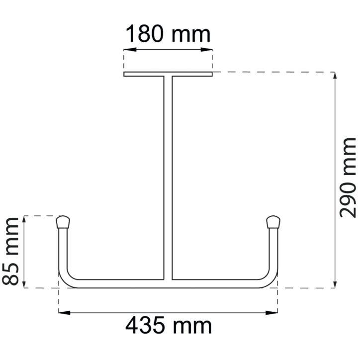 Takkrok 430mm 8503 Dubbel BAREBO Beteckning: 8503 – bild 2