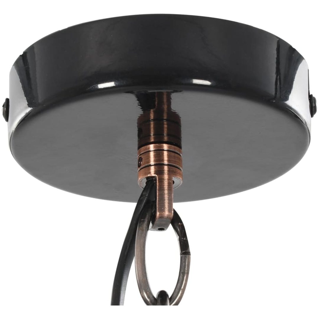 Taklampa 2 st svart rund E27 vidaXL – bild 12