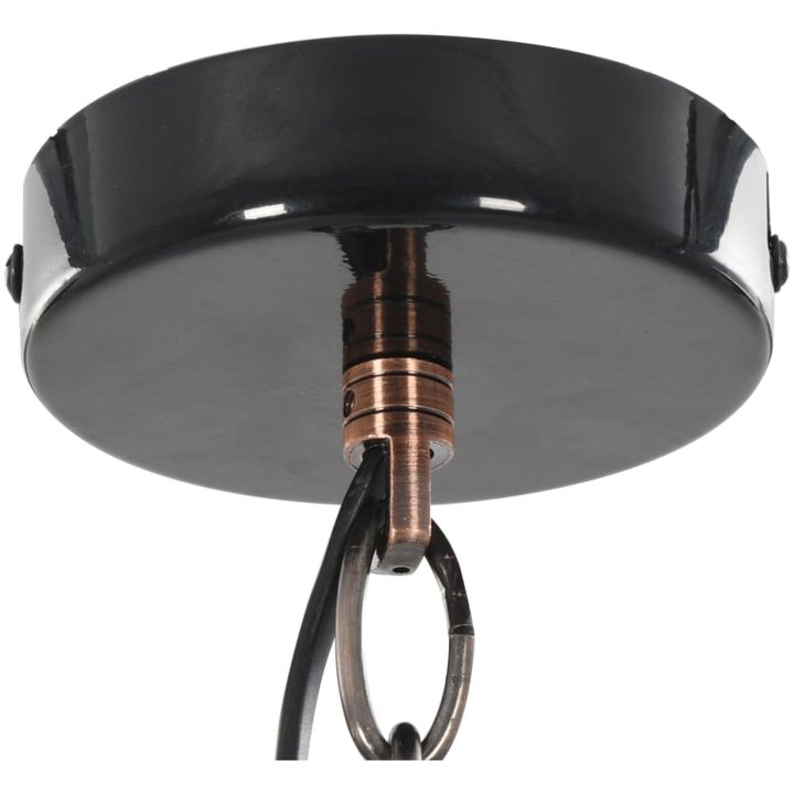 Taklampa 2 st svart rund E27 vidaXL – bild 12