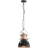 Taklampa 2 st svart rund E27 vidaXL – miniatyr 3