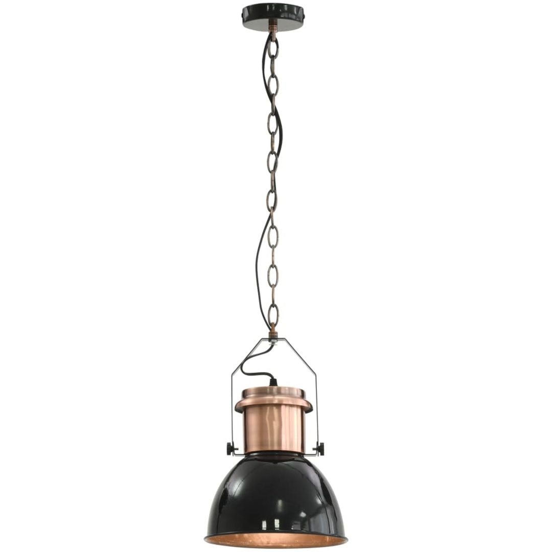 Taklampa 2 st svart rund E27 vidaXL – bild 3