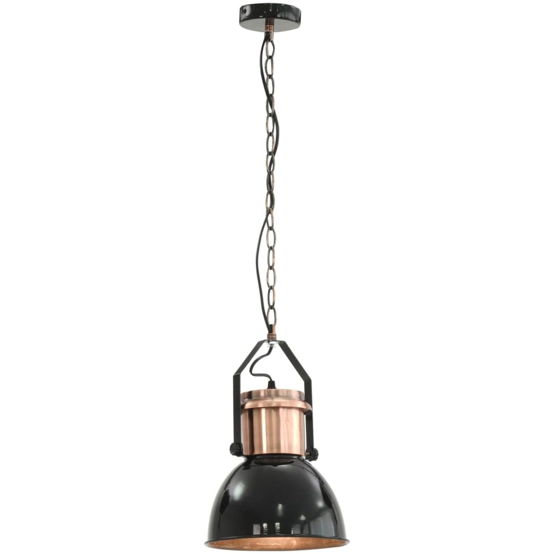 Taklampa 2 st svart rund E27 vidaXL – bild 4