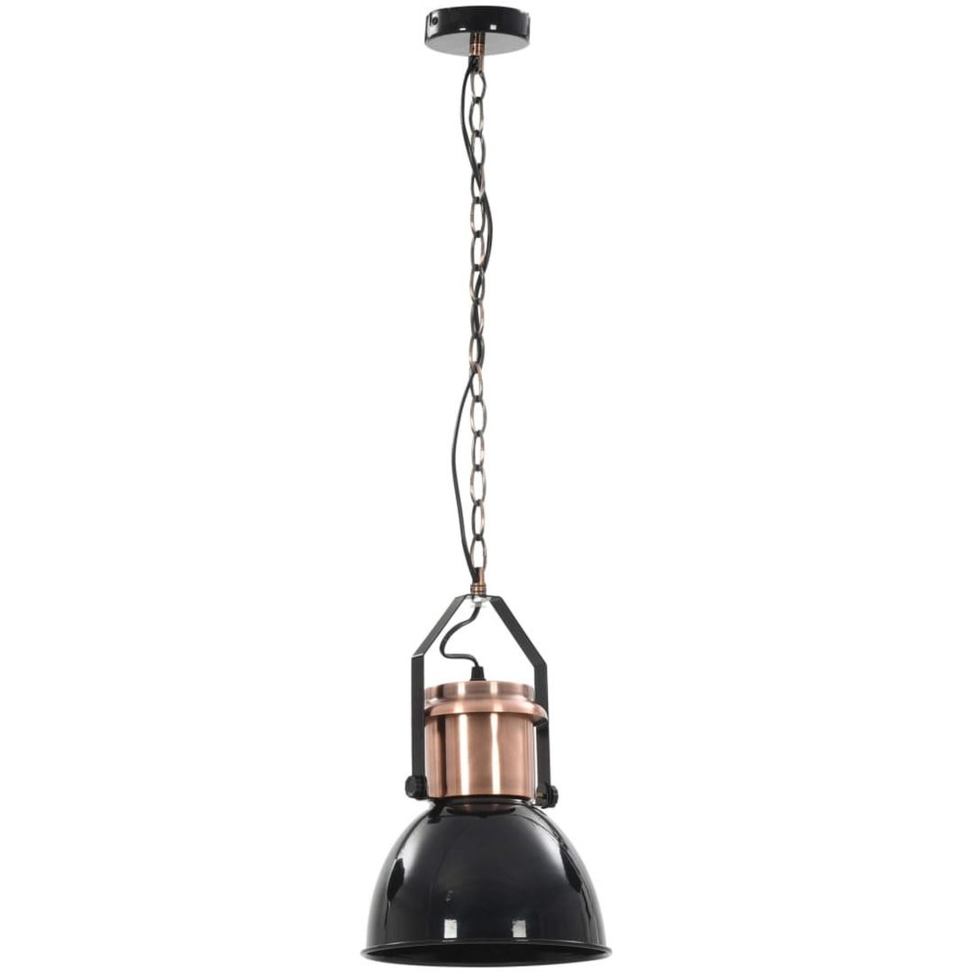 Taklampa 2 st svart rund E27 vidaXL – bild 6