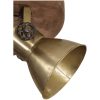 Taklampa 25 W antik mässing 50x50x25 cm E27 vidaXL – miniatyr 4