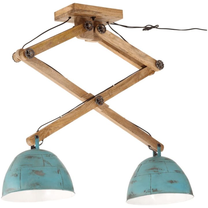 Taklampa 25 W nött blå 29x18x85 cm E27 vidaXL – bild 2