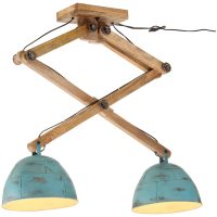 Taklampa 25 W nött blå 29x18x85 cm E27 vidaXL
