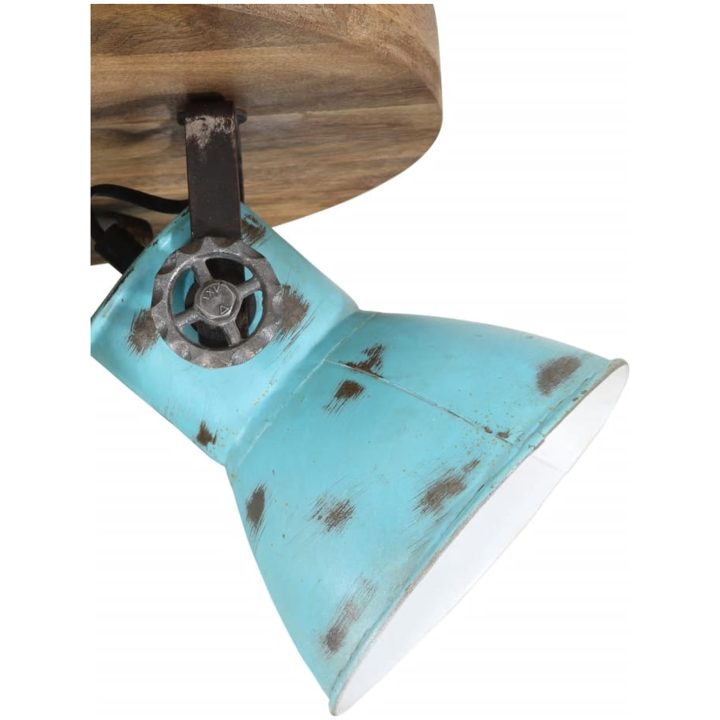 Taklampa 25 W nött blå 50x50x25 cm E27 vidaXL – bild 4