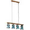 Taklampa 25 W nött blå 90x24x111 cm E27 vidaXL – miniatyr 2