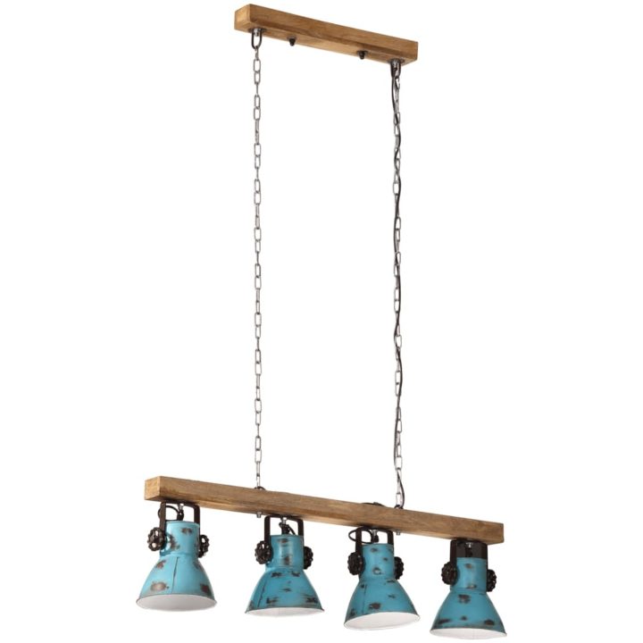 Taklampa 25 W nött blå 90x24x111 cm E27 vidaXL – bild 2