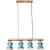 Taklampa 25 W nött blå 90x24x111 cm E27 vidaXL – miniatyr 3