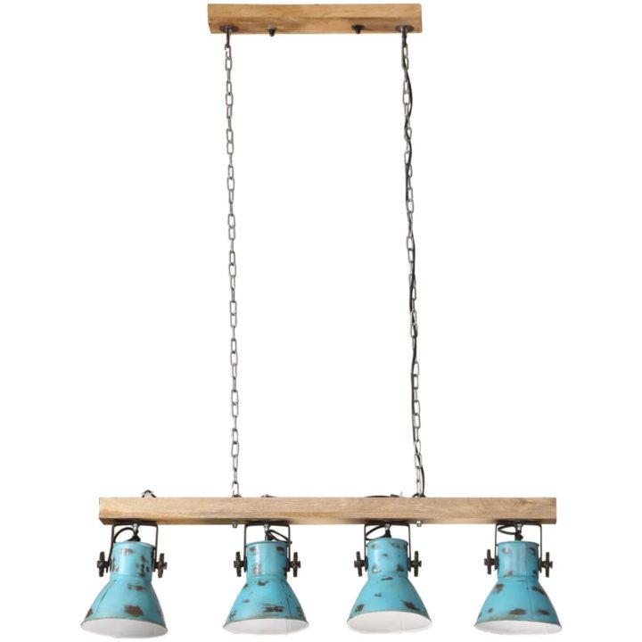Taklampa 25 W nött blå 90x24x111 cm E27 vidaXL – bild 3