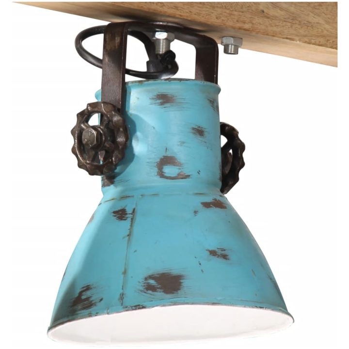 Taklampa 25 W nött blå 90x24x111 cm E27 vidaXL – bild 4