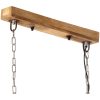 Taklampa 25 W nött blå 90x24x111 cm E27 vidaXL – miniatyr 5