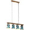 Taklampa 25 W nött blå 90x24x111 cm E27 vidaXL – miniatyr 1