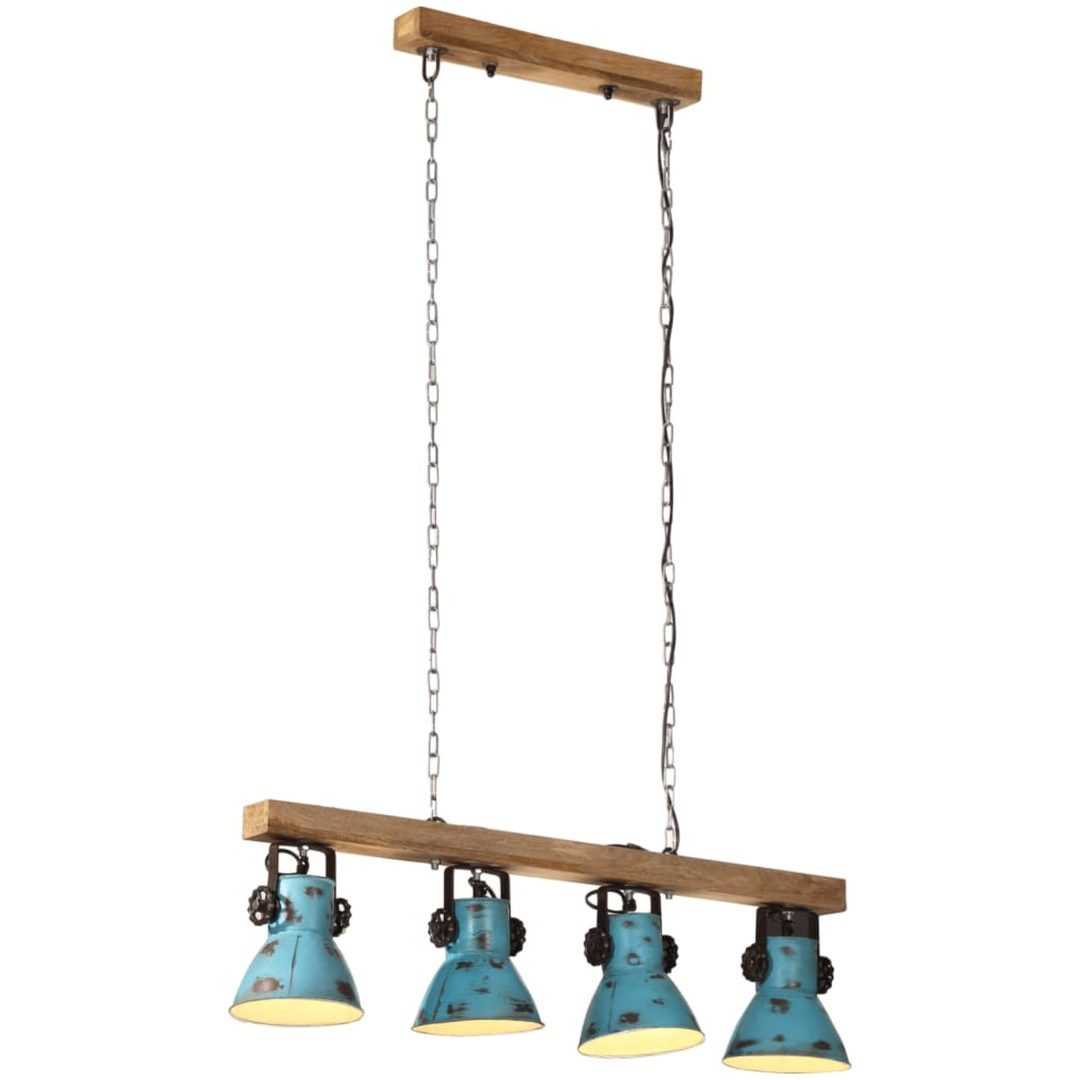 Taklampa 25 W nött blå 90x24x111 cm E27 vidaXL