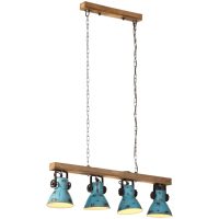 Taklampa 25 W nött blå 90x24x111 cm E27 vidaXL
