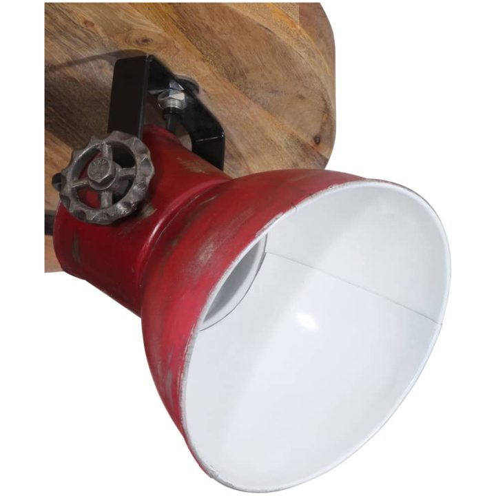 Taklampa 25 W nött röd 35x35x25 cm E27 vidaXL – bild 4