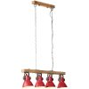 Taklampa 25 W nött röd 90x24x111 cm E27 vidaXL – miniatyr 1