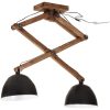 Taklampa 25 W svart 29x18x85 cm E27 vidaXL – miniatyr 2