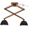 Taklampa 25 W svart 29x18x85 cm E27 vidaXL – miniatyr 3