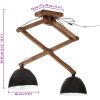 Taklampa 25 W svart 29x18x85 cm E27 vidaXL – miniatyr 8