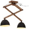 Taklampa 25 W svart 29x18x85 cm E27 vidaXL – miniatyr 1