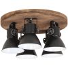 Taklampa 25 W svart 50x50x25 cm E27 vidaXL – miniatyr 3