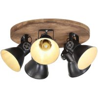 Taklampa 25 W svart 50x50x25 cm E27 vidaXL