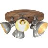 Taklampa 25 W vintage silver 50x50x25 cm E27 vidaXL – miniatyr 1